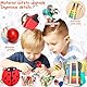 GUHAOOL 34 Stück Musikinstrumente für Kinder, Musikinstrumenten-Set, Instruments Percussion Holzspielzeug, Holzschlaginstrumente für Spiel und Rhythmus, Xylophon, Spielzeug für Kleinkinder ab 3 Jahre