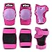 Safety Gear for Kids 3-8 Years Old, Kids Youth Knee Pad Elbow Pads Wrist Guards 3 in 1 Adjustable Protective Gear Set for Roller Skating Cycling Skateboard Scooter (Purple)