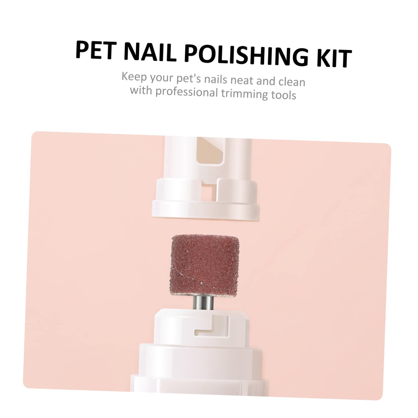 INOOMP 3 Set di Tagliaunghie per Animali Domestici Lima per Unghie per Cani Kit Completo di Strumenti per Lucidare Le Unghie degli Animali Domestici