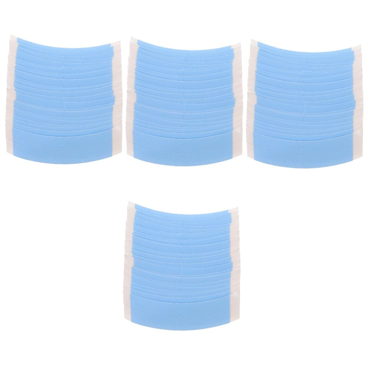 PACKOVE 144pezzi Nastro Biadesivo Per Parrucche Strisce Adesive Resistenti e Impermeabili Per Estensioni e Toupee Facile Da Usare e Rimuovere