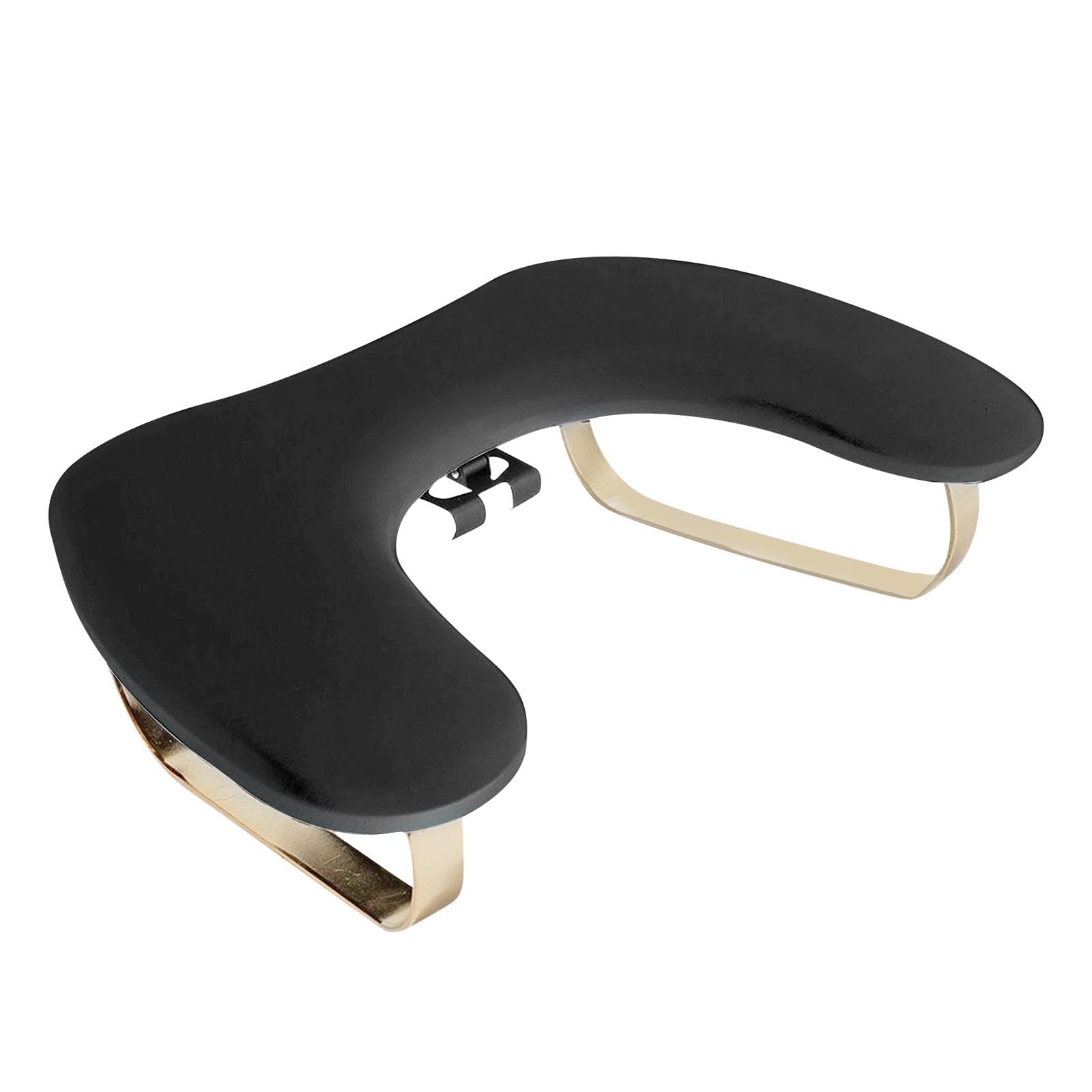 Nagelkunst Handkissen Maniküre Armauflage Nagelpolster Tischauflage PU Kissen Ergonomisch mit Halter für Handpflege Studio Heimanwendung, Schwarz