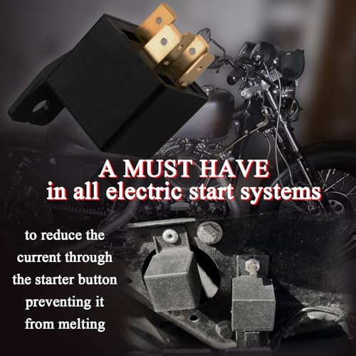 Image of Starter Relay for Harley 1991-2008 Touring Road Glide Electra Glide Street Glide Road King,FXRP Police,1992-2008 Big Twin,1992-2004 Sportsters XL,1995-2000 Dyna,1995-2007 Softail,for 31504-91A