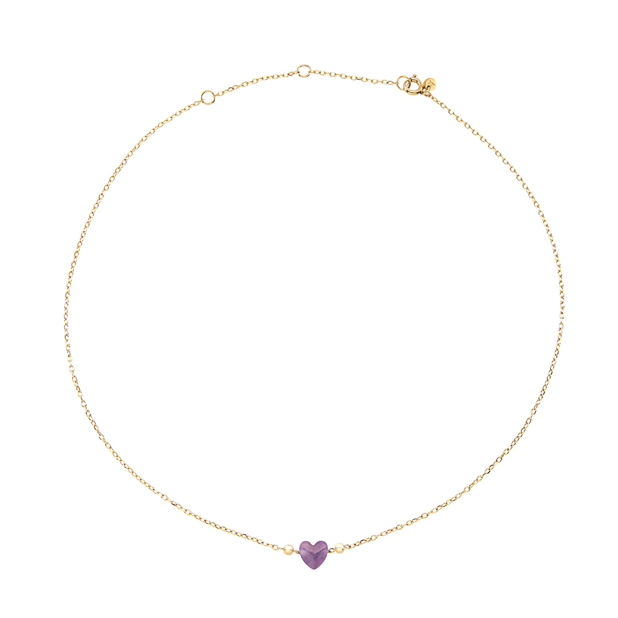 Breil, Collezione Candy, Collana Donna In Acciaio Lucido Con Pietra Rodolite A Forma Di Cuore, Pratica Chiusura Regolabile Fino A 45 Cm, Idee Regalo Donna-image