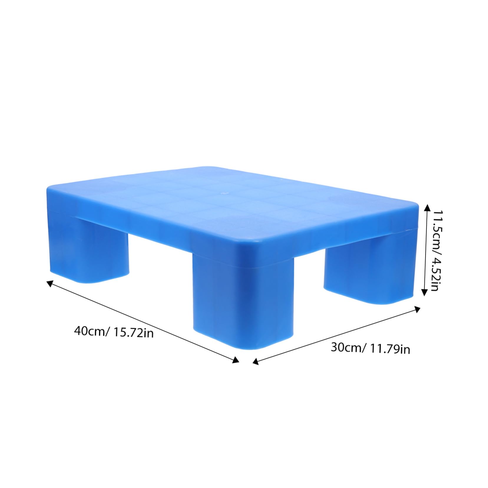 Pallet in Plastica Blu Abs, Griglia Versatile per Deposito | Piattaforma a Griglia, Uso Industriale e Garage, Installazione Semplice, Struttura Robusta e Portata Elevata