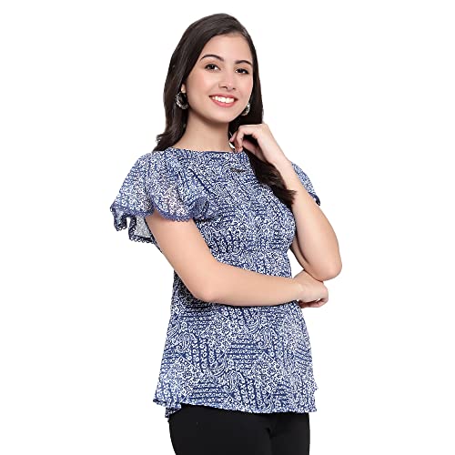 Image of Sky Heights Women Blue Top