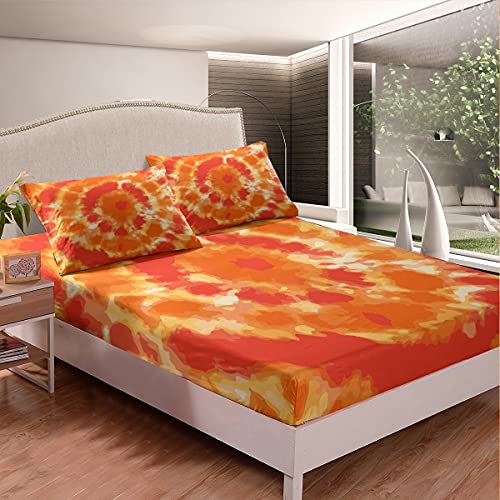 Parure de lit King size Boho Tie Dye 3 pièces avec housse de couette - 2