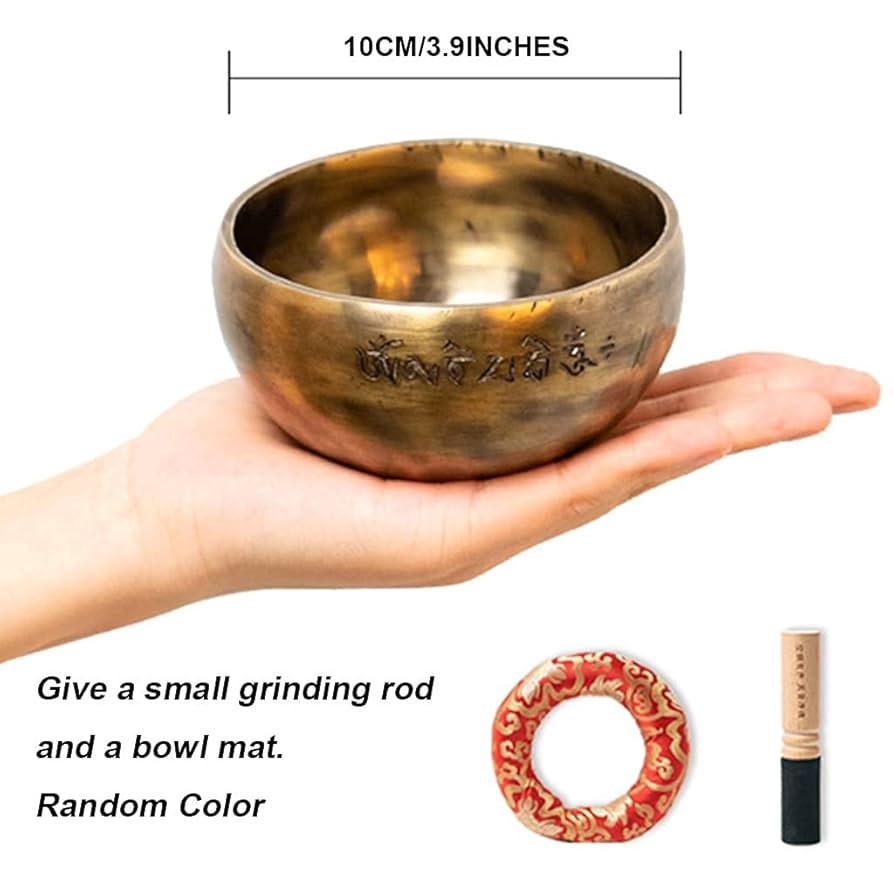 Amazon.co.jp: ネパールのチャクラボウルで手作りされたチベット