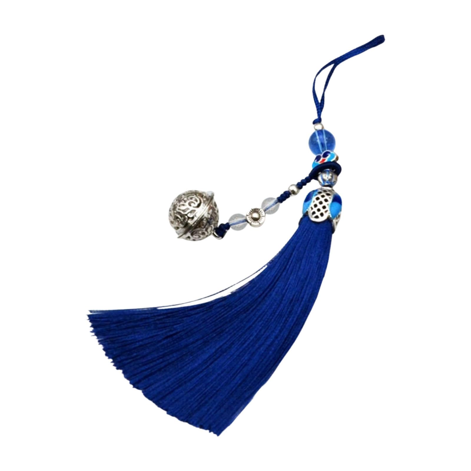 NEWFT Oriental Bells Charm Ornament for Car Or Home Decoration Handmade Tassels Pendant Keychain for Fashion Enthusiasts