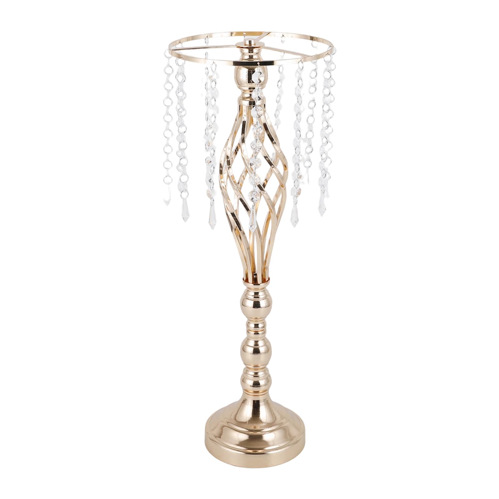 Centerpieces for Tables Crystal Flower Stand Flowers Vase Flowers Arrangement Stand Baptisms Party Decorations Metal Flower Arrangement