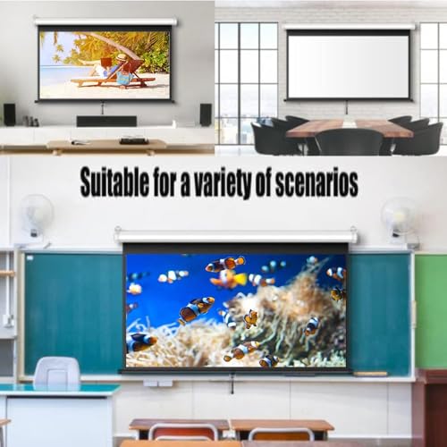 Pantalla Manual de Proyector 60 pulgadas 16:9 miniatura 4