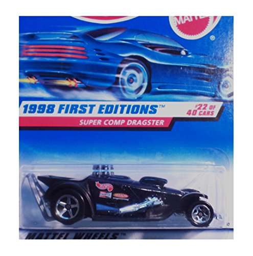Hot Wheels Super COMP Dragster Black 1998 1:64 miniatura 2
