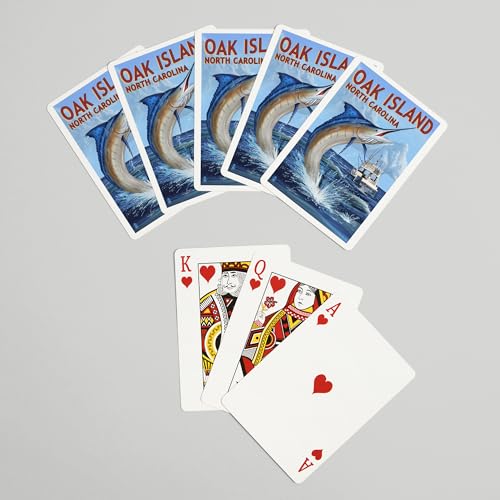 Baraja de Poker Oak Island North Carolina 52 Cartas miniatura 7