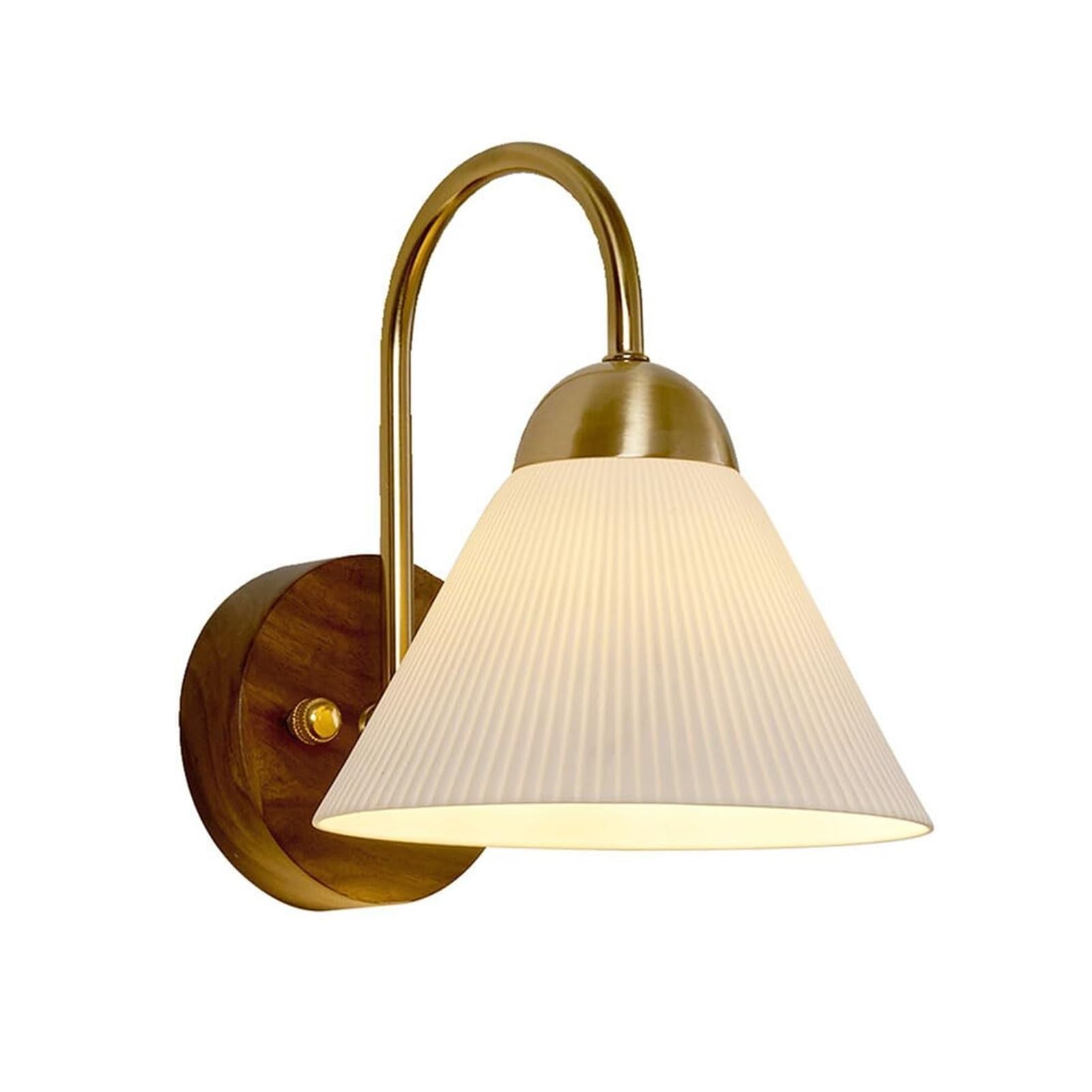 HUAYUSEDF Retro Vintage Ceramic Wall Sconce for Hallway Living Room Bedroom Bedside