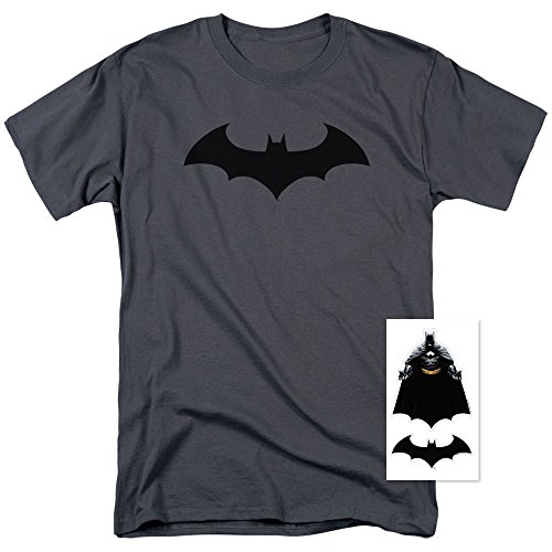 Popfunk Batman Bat T-shirt & Stickers, Black (XX-Large)2