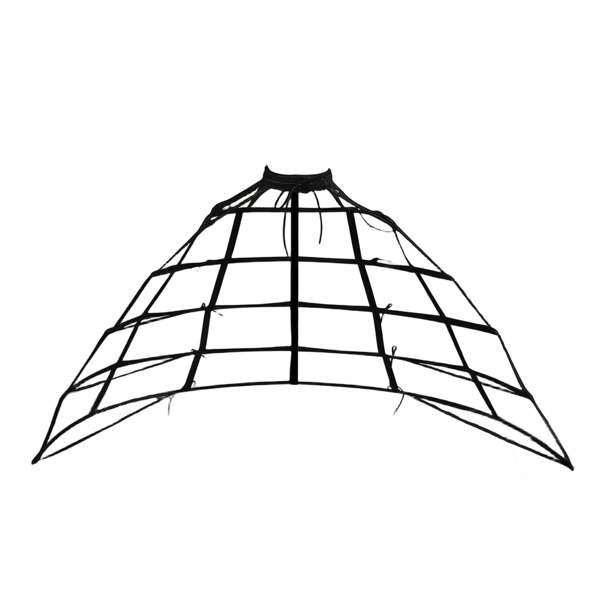 BPURB Women Cages Crinoline Petticoat Under Dress A-line 5-Hoop Skirt Slips Long Underskirt for Victorian Dress Wedding Party Ball Gown
