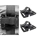 Pack of Two Water Tube Clip Hose Clamp Fixed Rotation Snaps Buckle for Webbing Bladder Backpack