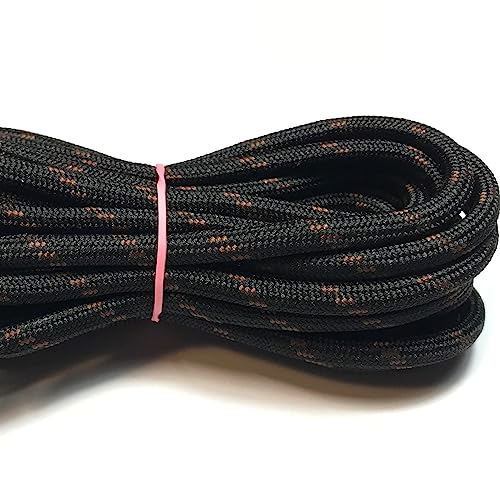 Image of 3 Pairs Heavy Duty Round Boot Laces Shoelaces for Hiking Walking Construction Safety Work Boots Shoes