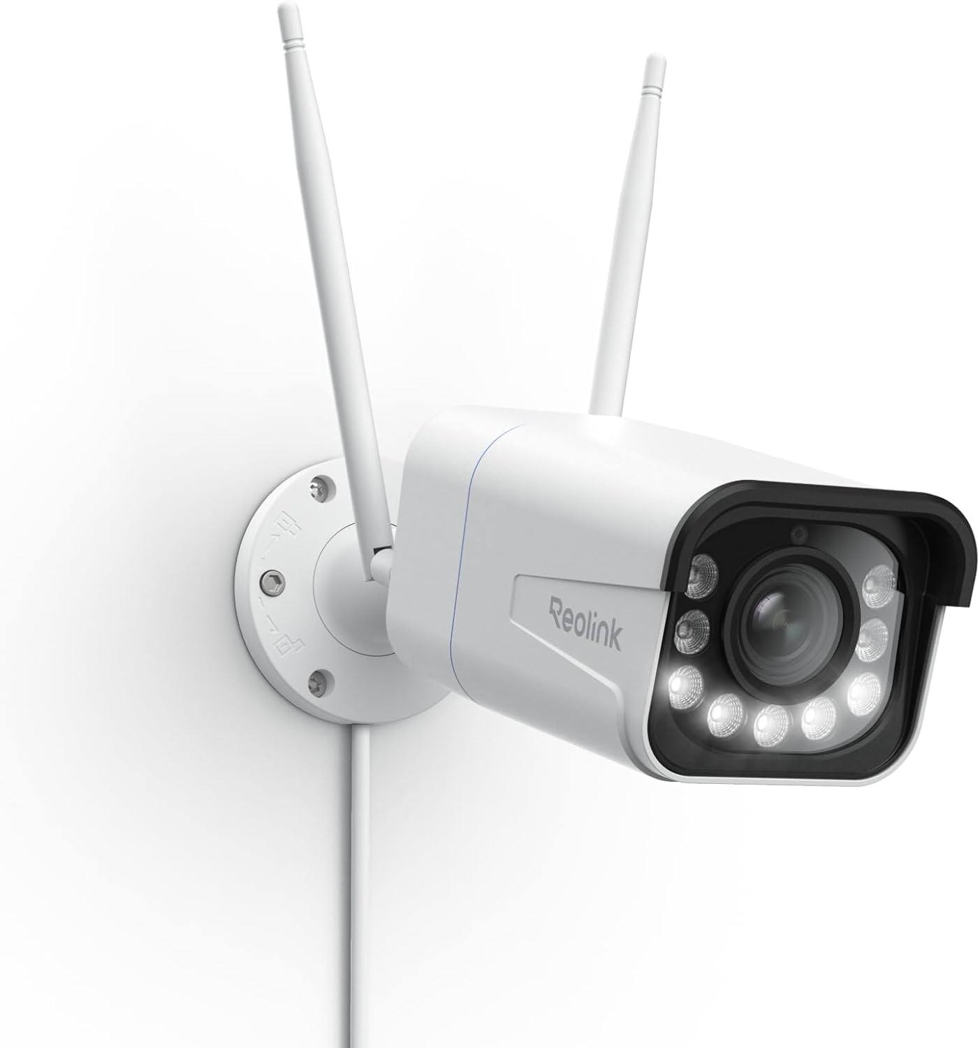 REOLINK 4K 8MP Outdoor Security Camera with 5X Optical Zoom, Wi-Fi 6 Tech, Smooth Remote Viewing with H.265 Recording, Color Night Vision, Human/Vehicle/Animal Detection, RLC-811WA