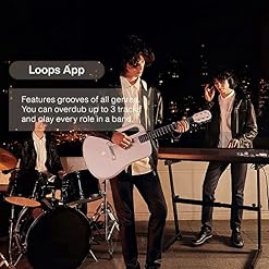LAVA ME 3 Smartguitar, 36 Inch Guitare Acoustique en Fibre de Carbone, (Rose,Piano Bag) - Les Beatles, Paul McCartney, John Lennon, RIngo Starr, George Harrison LAVA ME 3 Smartguitar, 36 Inch Guitare Acoustique en Fibre de Carbone, (Rose,Piano Bag) – Image 5