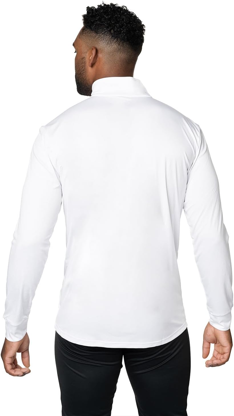 Hot Chillys Men's Peach Skins Solid Zip-T Lightweight Relaxed Fit Base Layer Top | Thermal Long Sleeve Shirt for Men - Image 3