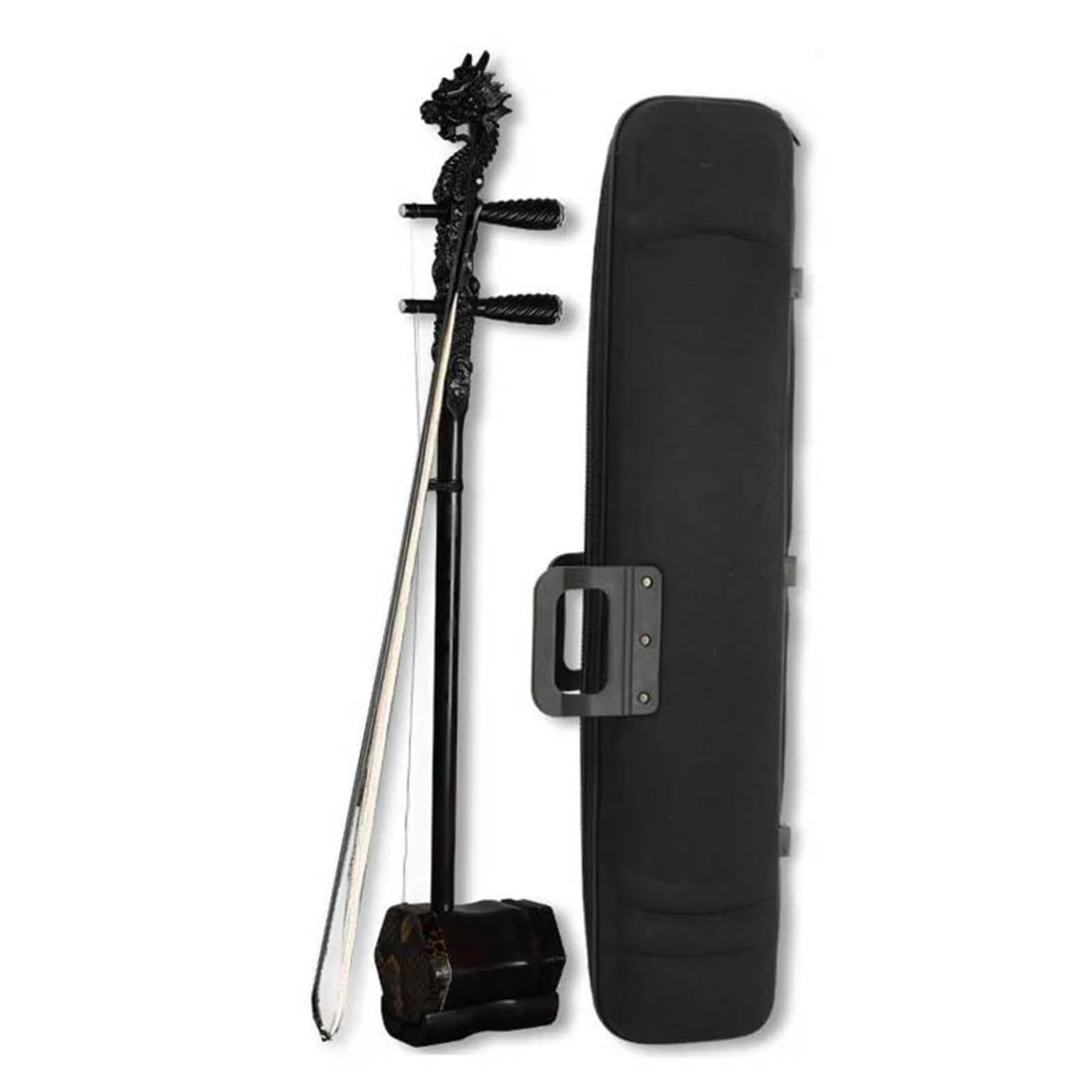 Erhu Instrument Muzyczny Ręcznie Robione 2-strunowe Hebanowe Erhu Łatwe Do Gry