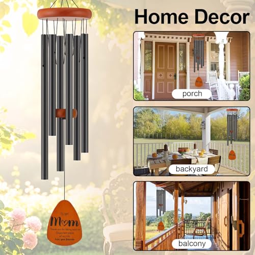Gifts for Mom, Birthday Gifts for Mom from Daughter Son, Mother Gift for Birthday, Mothers Day, Thanksgiving, Christmas, Valentines Day, 32 Inch Wind Chimes Gift for Home Decor