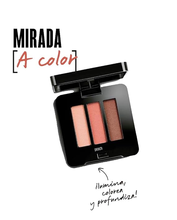 Cyzone CY Three O'Clock Eyeshadows X 3 Color Peach, Illuminates, Highlights and Deepens Your Look