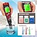 pH Chlorine Meter Digital Salinity pH Tester for Saltwater Pool Salt Reader for Fish Tank Koi Pond TDS Test Pen All in One pH CL Salt ORP EC TDS Temp Monitor Hydroponic pH Conductivity PPM Tester