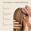 Kitsch Scalp Massager for Hair Care - Scalp Scrubber, Shampoo Brush & Exfoliator for Scalps- Hair Scrubber for Relaxing Bath - Terracotta