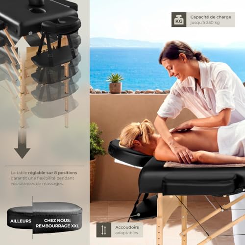 Table de Massage Pliable en Bois – Image 5