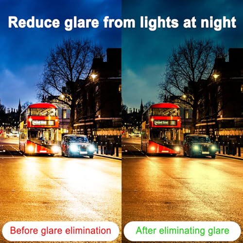 Night Driving Glasses for Men, Polarized Glasses,Fit over Men Women Anti Glare HD Night Vision Glasses3