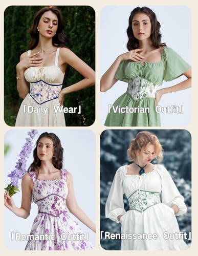 Scarlet Darkness Corset Belt for Women Renaissance Wide Belt for Dresses3