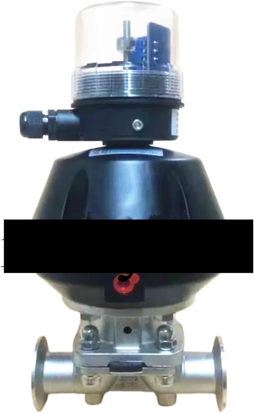 DN50 Clamp OD 64mm Stainless Steel 316 Mushroom Head Pneumatic Diaphragm Valve