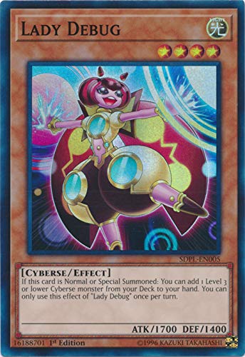 Yu-Gi-Oh! - Lady Debug - SDPL-EN005 - Super Rare - 1st Edition - Structure Deck: Powercode Link
