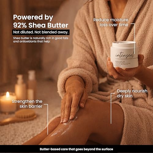 Image of Personal Touch Intenseal Shea Butter Balm | 92% Pure Shea Butter | Deep Moisturizing Body Balm for Intense Dry & Very Dry Skin | With Almond Oil & Vitamin E | Non-Greasy | 50 ml