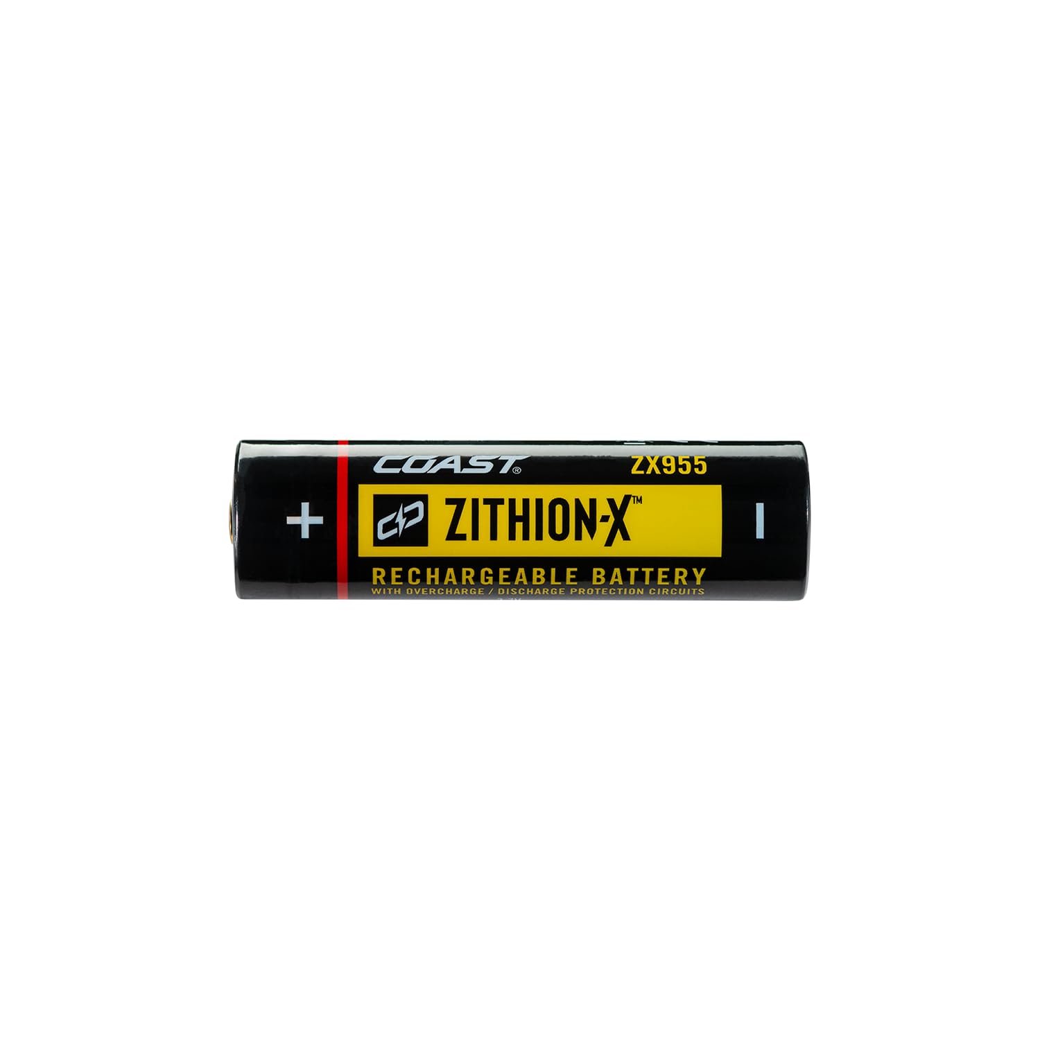 Coast ZX955 ZITHION-X Li-Ion Rechargeable Battery for The EAL18, PM300, PM310, and XPH34R LED Lights, (Black)