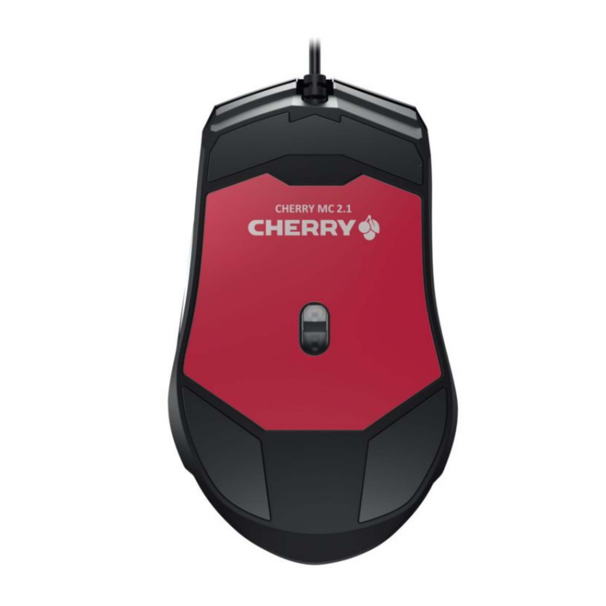 CHERRY MC 2.1, Mouse da Gioco Con Filo per Destrimani, Sensore Pixart 5000 dpi, Tasti Programmabili, Illuminazione RGB, Memoria Integrata, Nero
