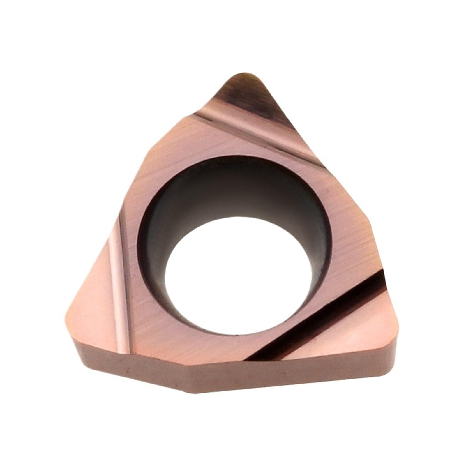 Plaquette de tour WBGT060102L-F anti-usure pour éliminer la casse sur l'inox