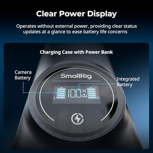 Image of SMALLRIG LP-E6P Power Camera Battery Charger for Canon, Built-in 13600mAh LG Cells, 36W Dual Slot Charger, HD Display, Full Decoded for Canon EOS R6V,R6 Mark III /II,R5 Mark II,C50,R5,R6,R7,5D Mark II