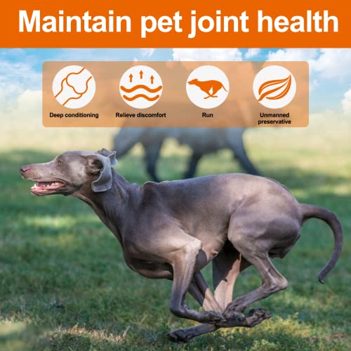 RSGRT Hüft- und Gelenkergänzungsmittel für Hunde, 150 Stück Hüft- und Gelenkpflegetabletten mit Glucosamin, Chondroitin, Grünlippmuscheln und Vitaminen für die Gelenkpflege von Hunden (Entengeschmack)