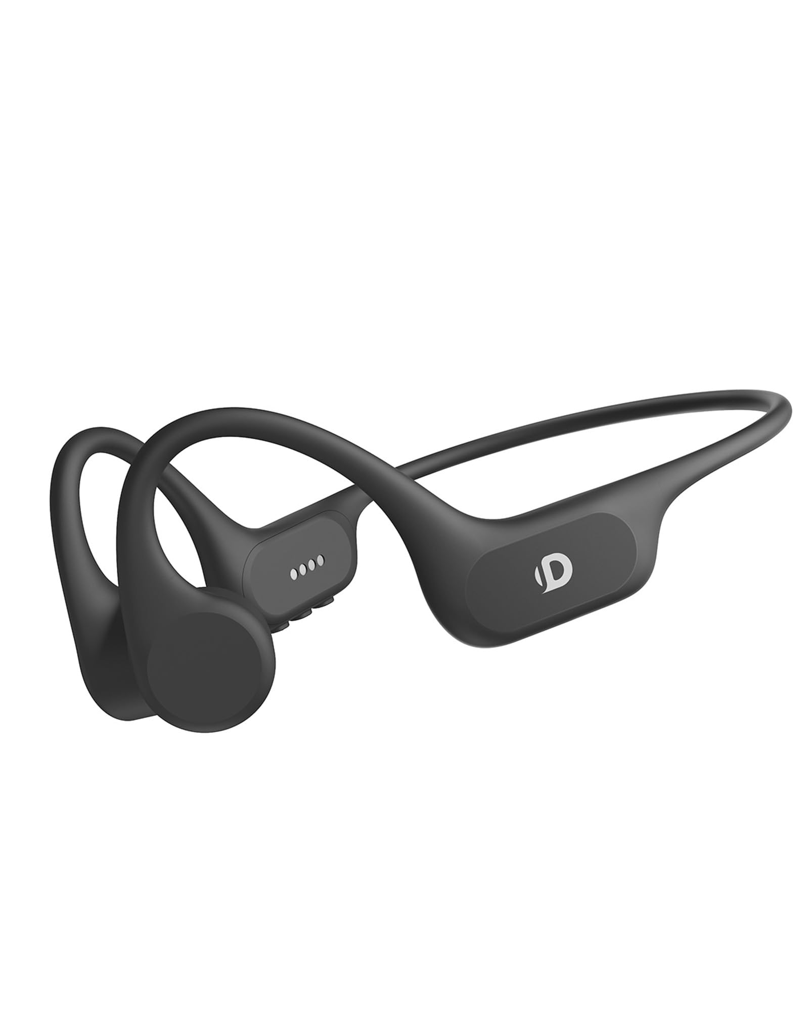 DEMICEA Open Ear Sport Headphones, Soft Silicone Wireless Bone Conduction Earphones, Powerful Bass, 10H Lasting, Multipoint Capable, Quick Charge,