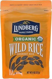 Lundberg Organic Wild Rice, 8-Ounce Pouches (Pack of 18)