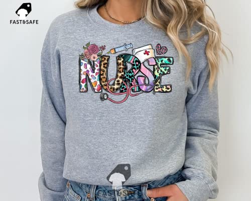 Nurse Sweatshirt, Nurse Life Sweatshirt, Nurse Gift, Gift For Nurse, Nurse Week, Nursing School Sweatshirt, Registered Nurse Sweatshirt4