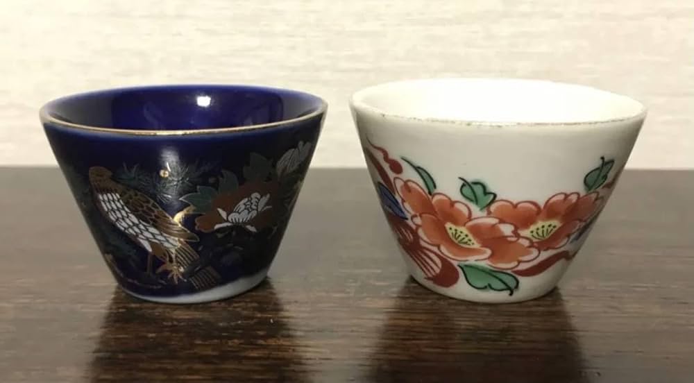 鳥籠（6個セット）餌猪口6個。（九谷焼）名札6枚