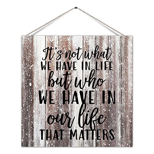 Rustic Farmhouse Wood Pallet Sign Plaque It's Not What We