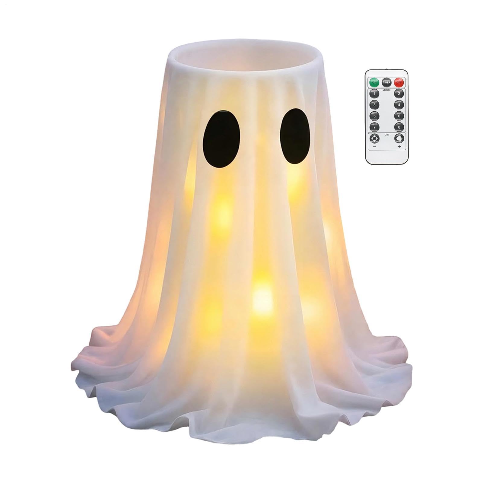 Zewnętrzny Na Cukierki Z Duchem Świecąca Dekoracja Duch Halloween