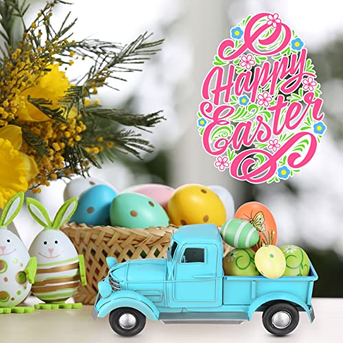 Chivao-1-Pcs-Easter-Vintage-Truck-Decor-Vintage-Farmhouse-Truck-Spring-Handmade-Easter-Decorations-for-Home-Table-Kitchen-Blue