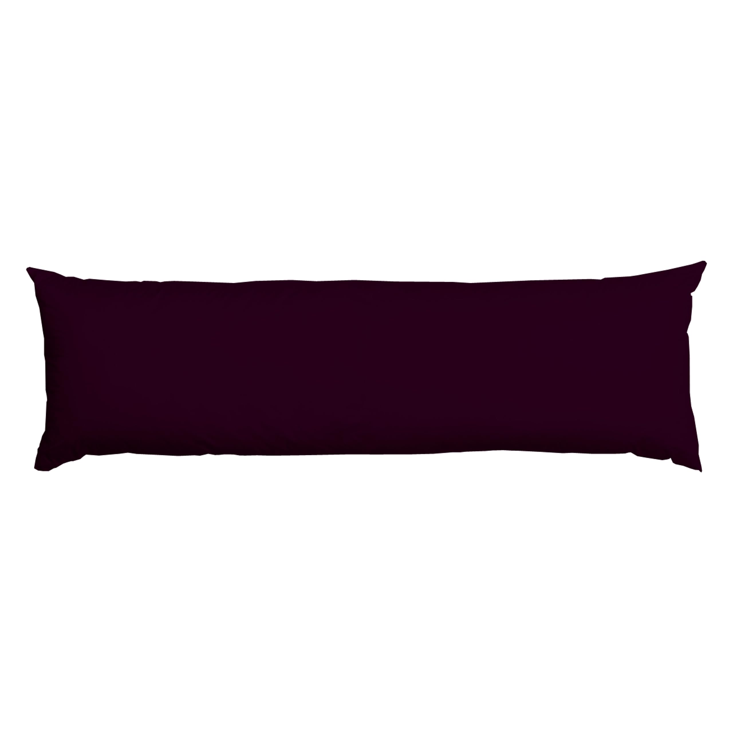Amigozone Plum Bolster Pillow (Super King 6Ft)- Hollowfiber Filled Body Pillow, Long Pillow For Maternity Support, Side Sleeper With Free Pillow Case (, Super King 6Ft (72"))