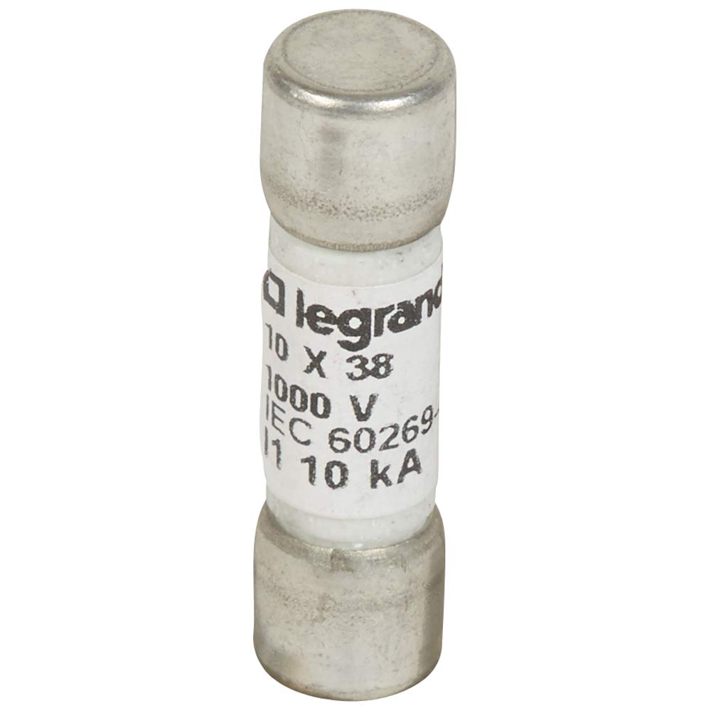 Fusibles 10x38 de 1000V y 15A para proteccion de sistemas electricos