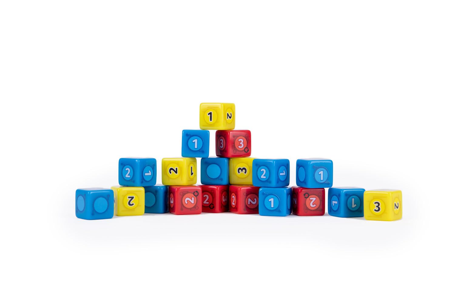 Chip Theory Game burncycle: Extra Action Dice, Set of 20 Game Dice, Strategy Game Accessories